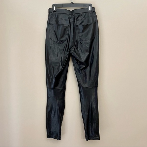 WILFRED FREE High Rise Skinny Vegan Leather Pants/Leggings Women's 8 - Picture 3 of 7